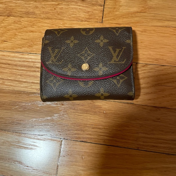 Authentic Louis Vuitton Ariane Compact Wallet in Monogram Fuchsia - Picture 2 of 12